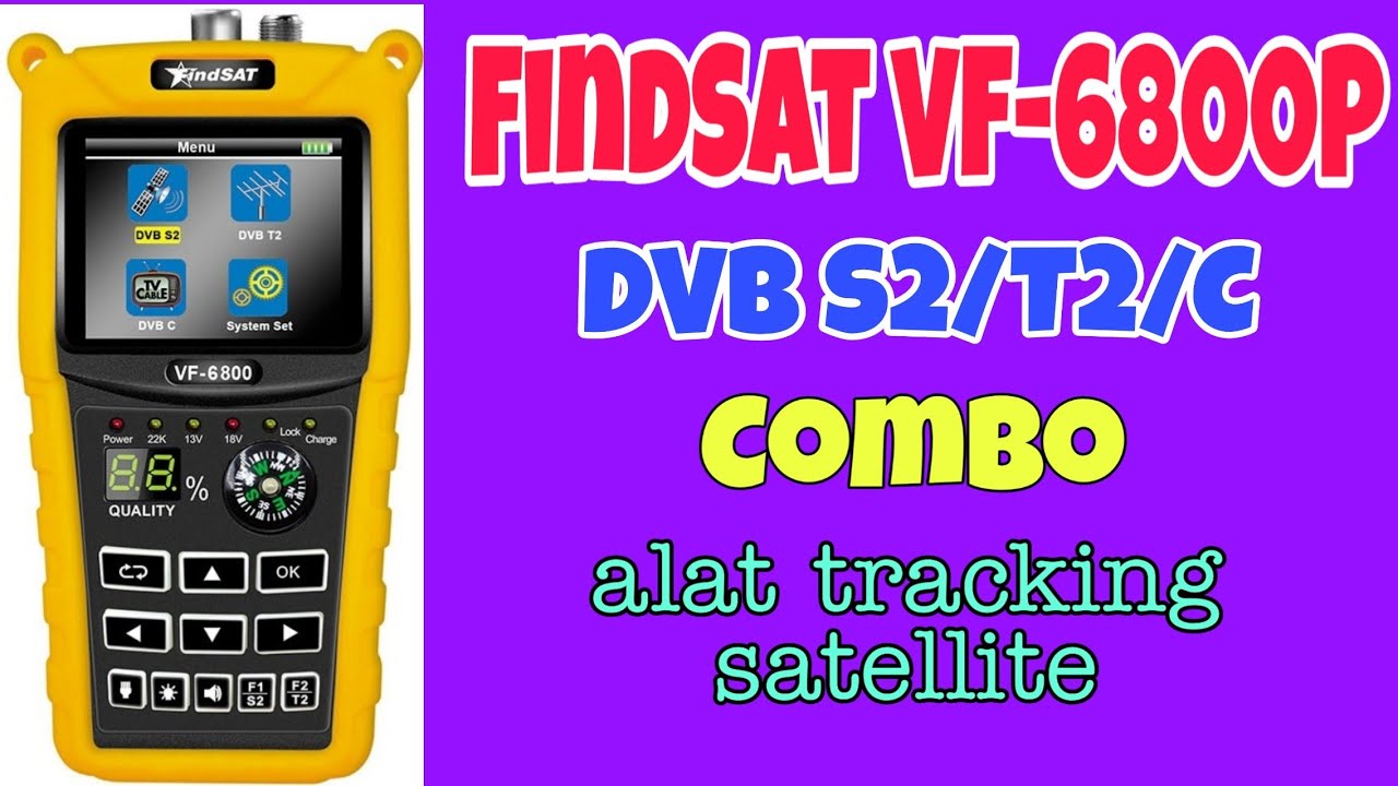 FindSat VF-6800P Combo S2/T2/C _ alat tracking satellite - Satfinder