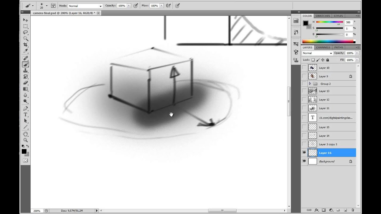 Occlusion drawing