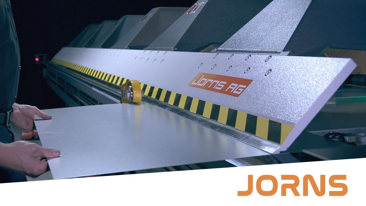 Jorns JB bending machine: Shearing systems &ndash; precise and safe
