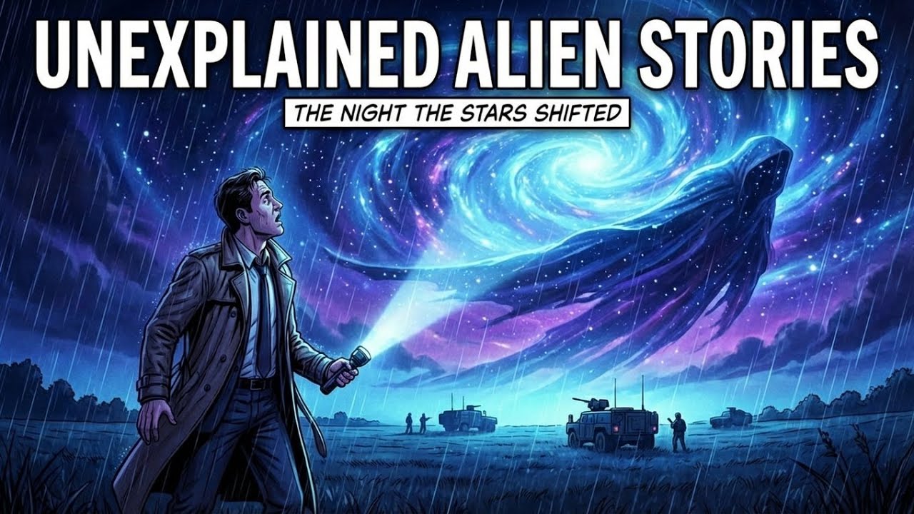 (NO MID ADS) Unexplained Alien Stories For Sleep | The Night The Stars Shifted