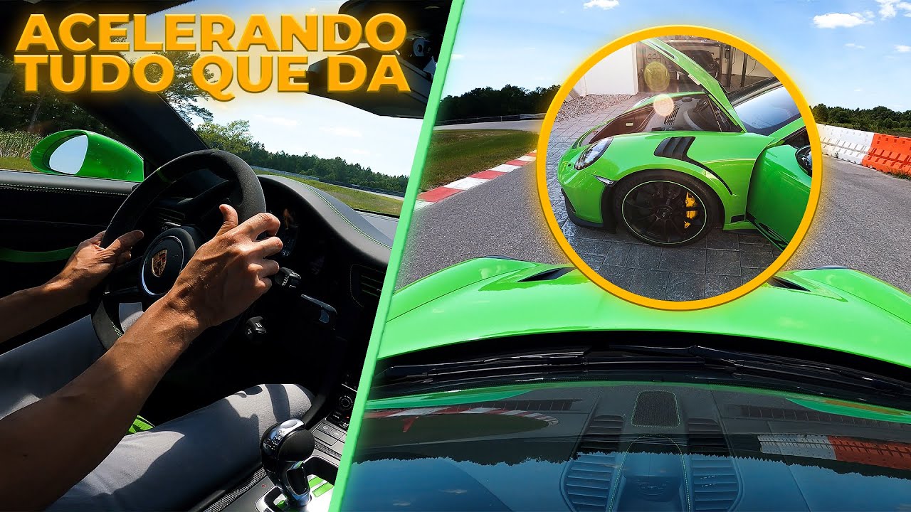 ACELERANDO TUDO NO PORSCHE GT3 RS NA PISTA * PORSCHE COM CANO RETO DE TITÂNIO* THE FIRM TRACK