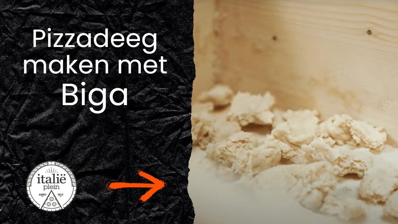 Zo maak je pizzadeeg met Biga (voordeeg)