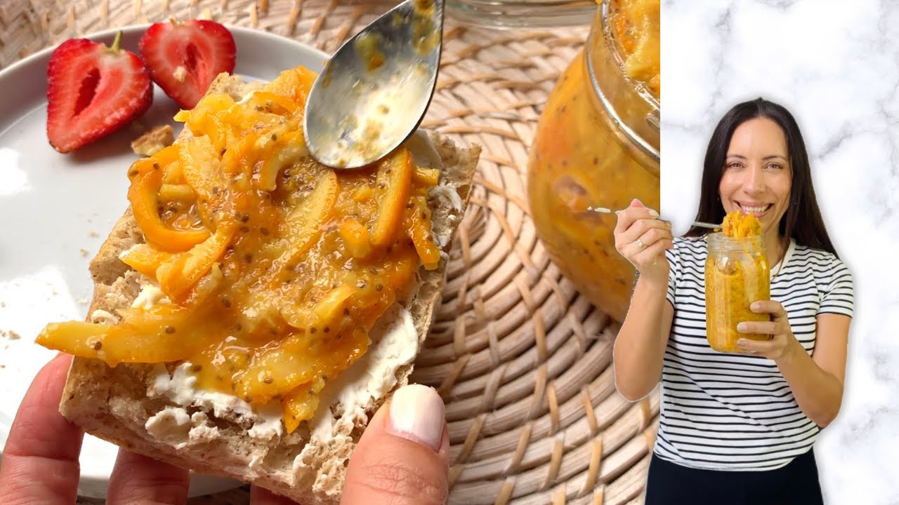 Mermelada de naranja casera y sin azúcar