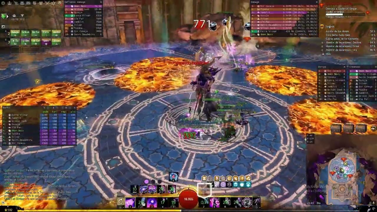 [GATO] Guild Wars 2 | Qadim Simpar CM Guía Avanzada | Tank Chrono solo anomalies
