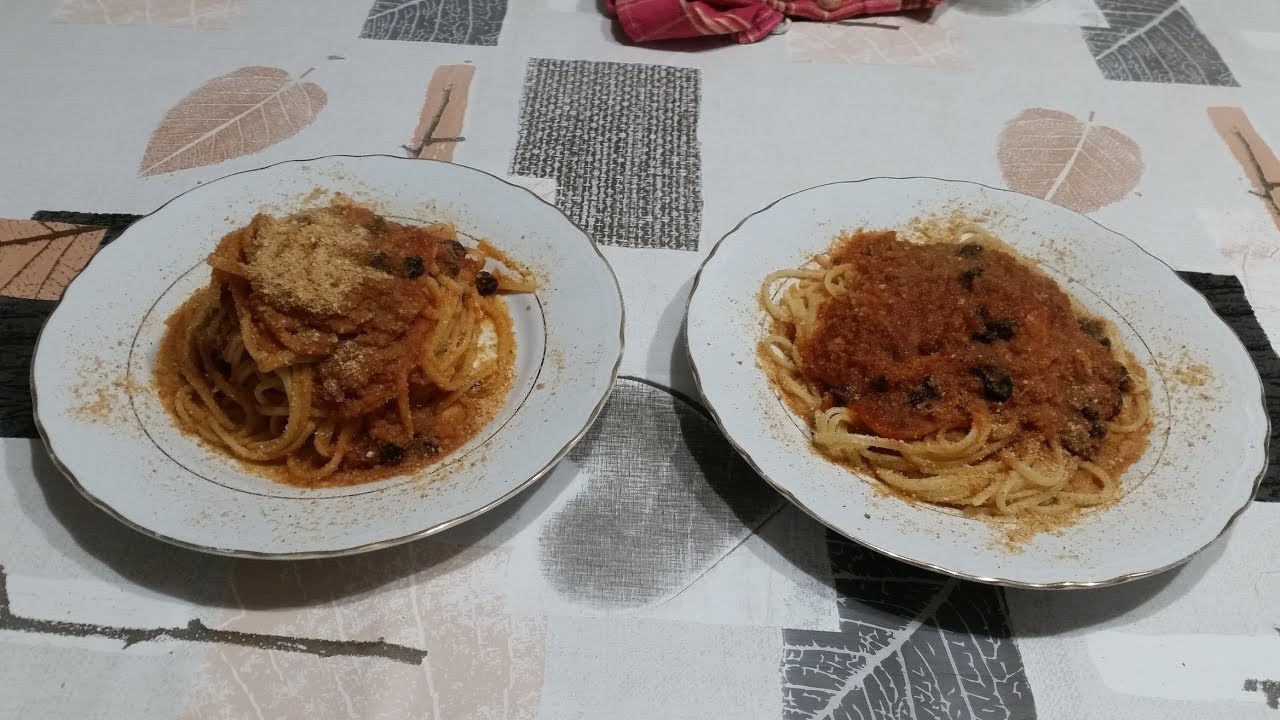 PASTA C'ANCIOVA E MUDDICA ATTURRATA