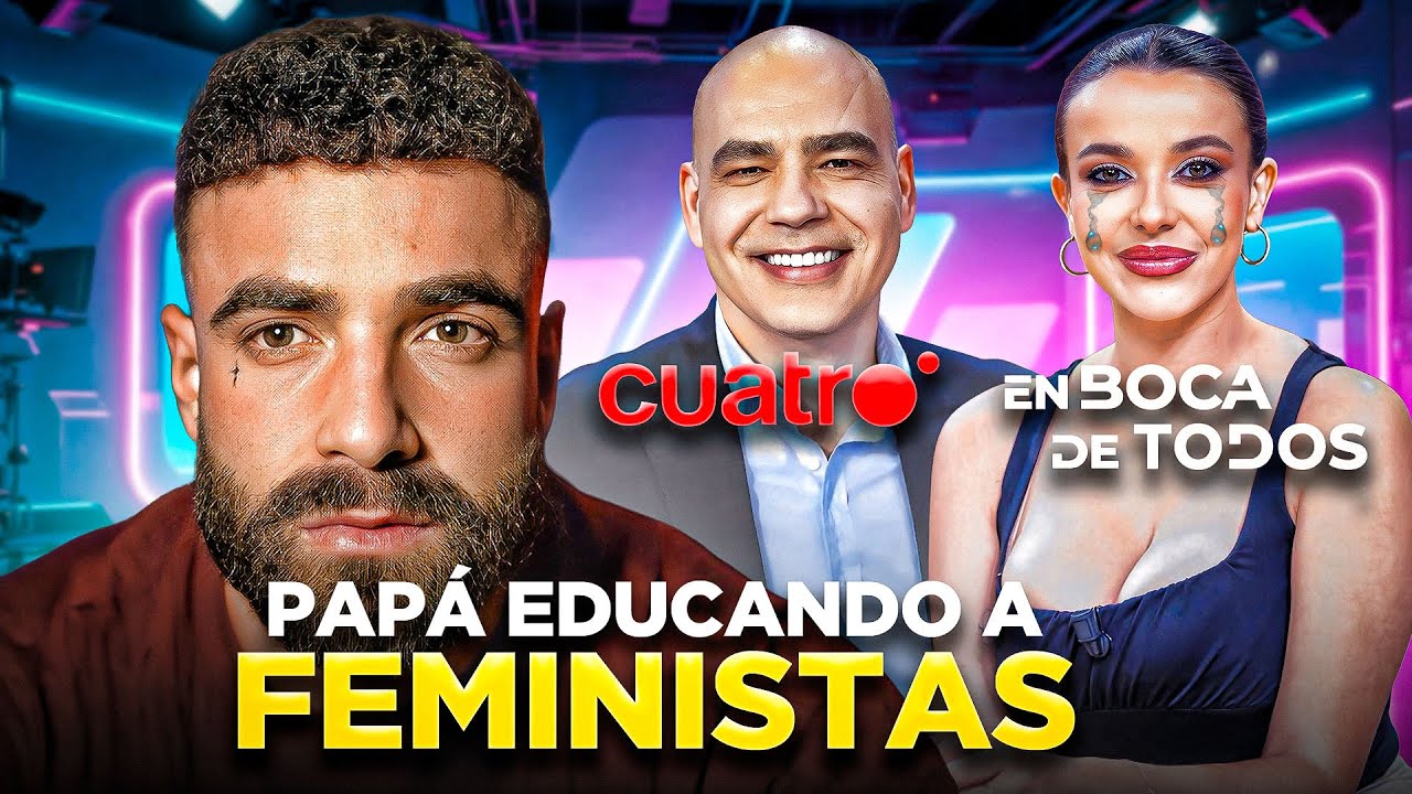 Cómo un Solo HOMBRE RIDICULIZÓ en Directo 🔴 a 3 Feministas en Cuatro (TV)