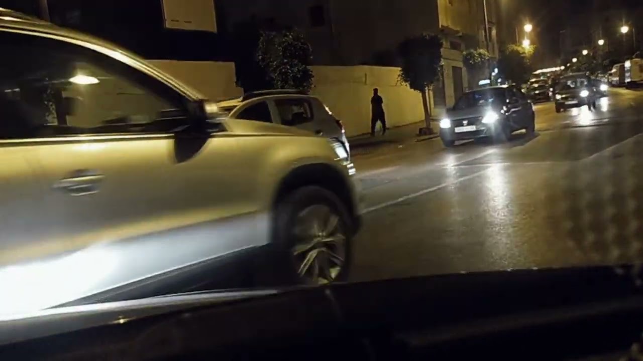 جولة رائعة في المدينة طنجة  ليلا