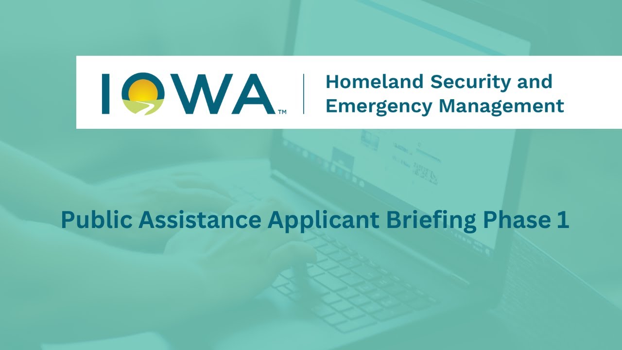 Public Assistance Applicant Briefing Phase 1