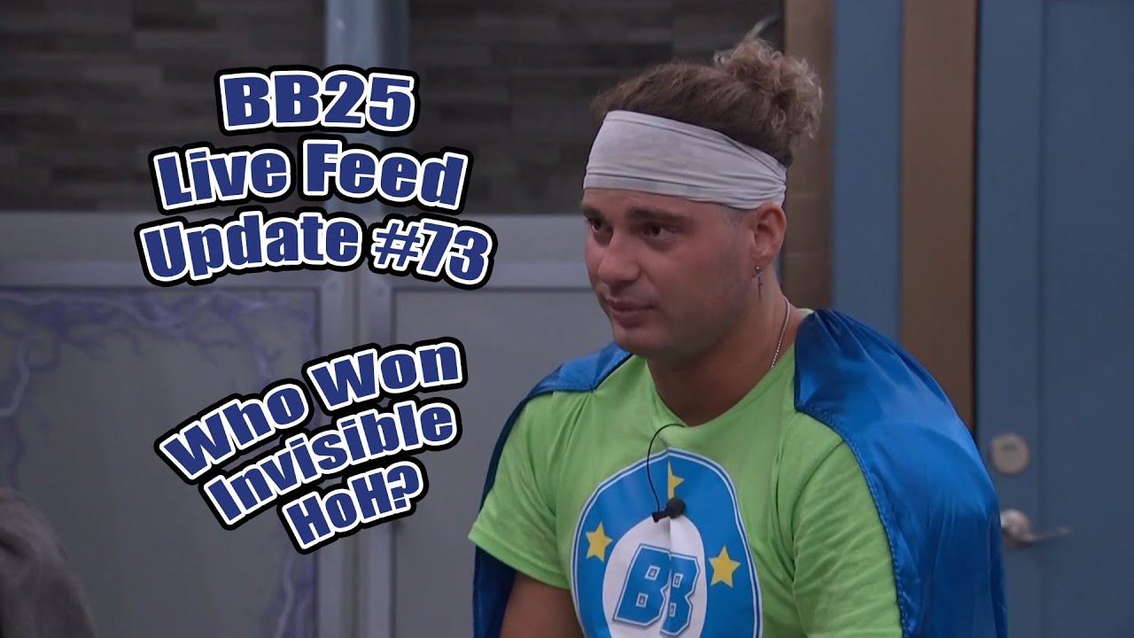 BB25 Live Feed Update #73 October 13th - Who Won Invisible HoH
