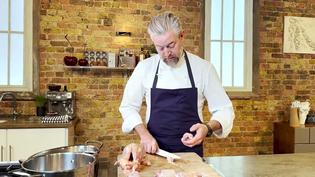 Chicken butchering 101: Cut a whole chicken into 13 perfect pieces