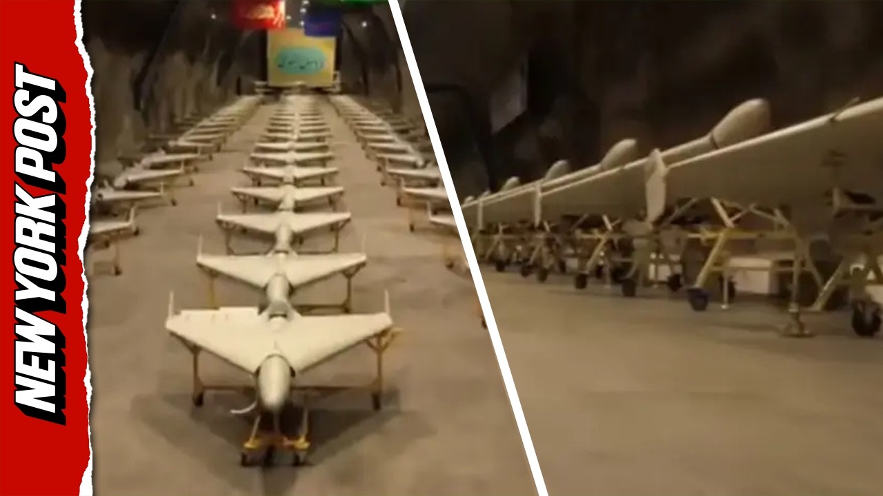 Chilling Propaganda Video Shows Off a Fleet of Iranian Drones Inside Underground Bunker