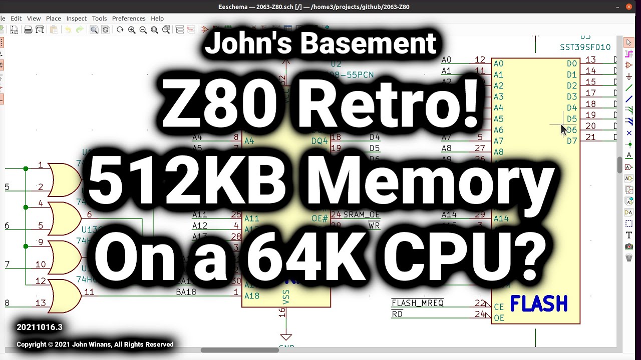 Z80 Retro #7 - 512K Bank Selected Memory