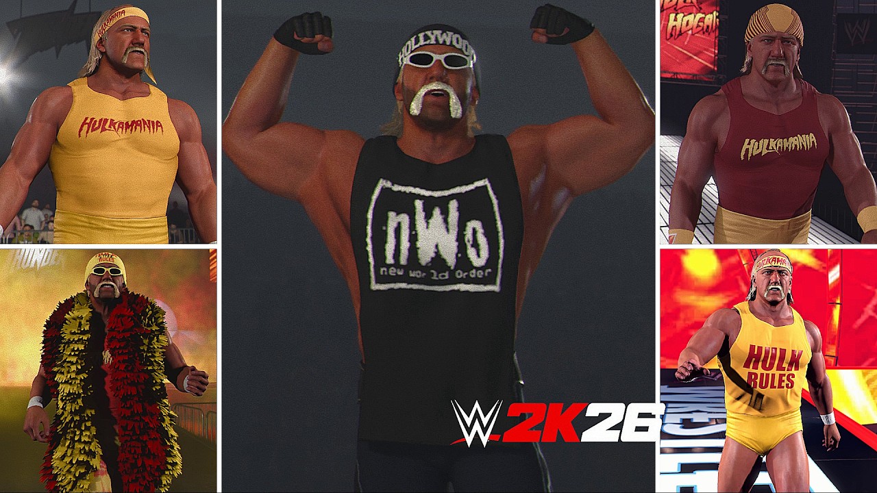 WWE 2K26 – Выходы Халка Хогана во всех версиях в игре!