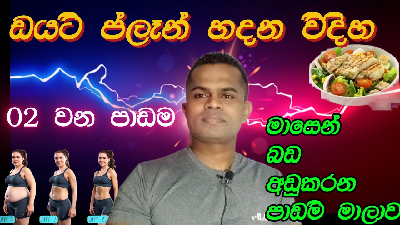 හරියටම  diet plan ඒකක් හදන විදිහ