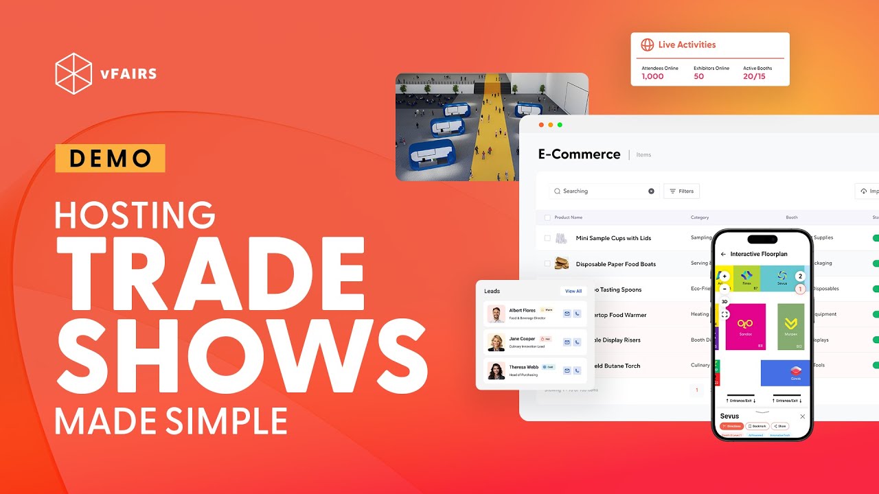 Simplify Trade Show Management with vFairs | All-in-One Demo