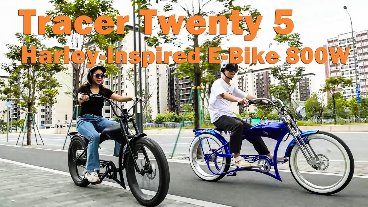 Tracer Twenty5 Electric Cruiser | Harley-Inspired E-Bike 800W