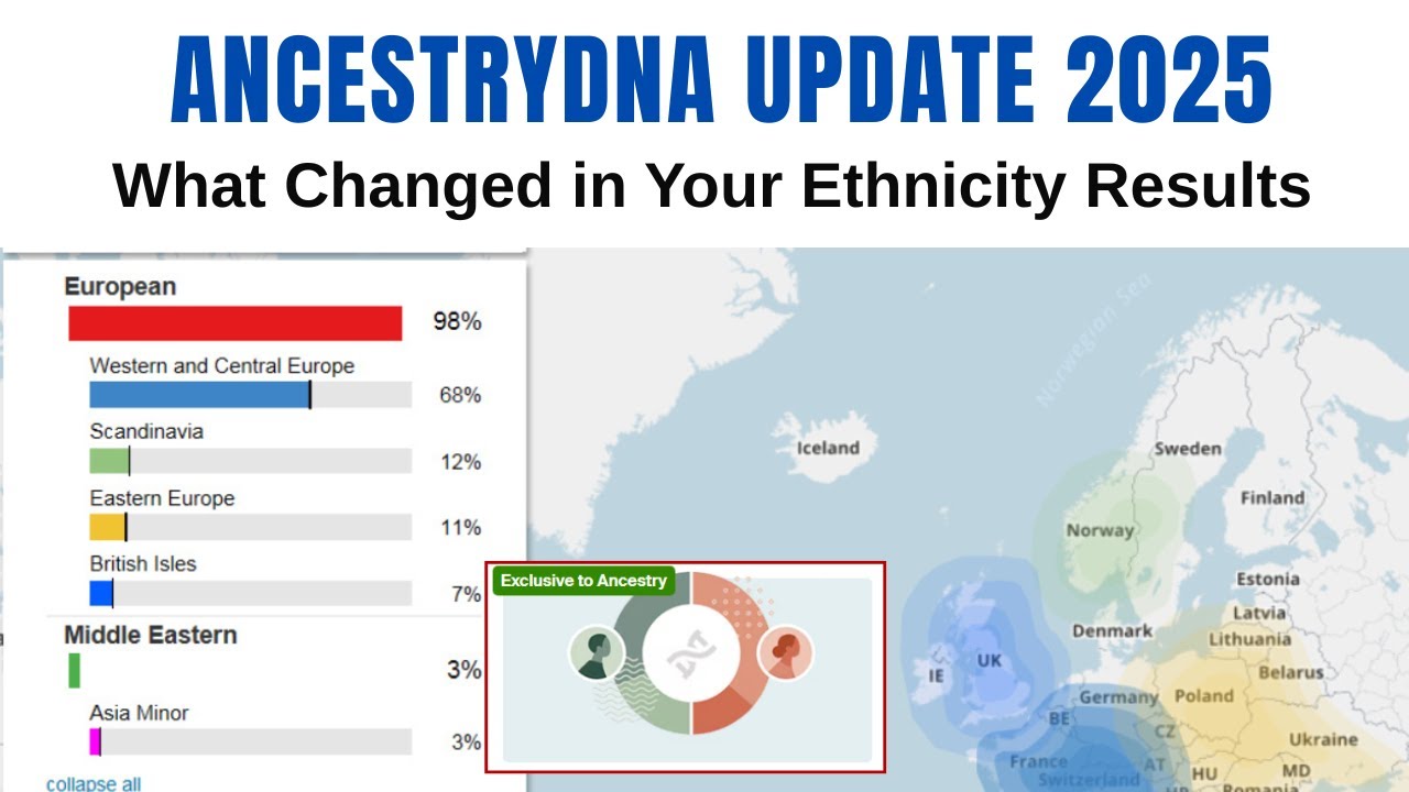 Обновление AncestryDNA 2025: что изменилось в результатах определения вашей этнической принадлежн...