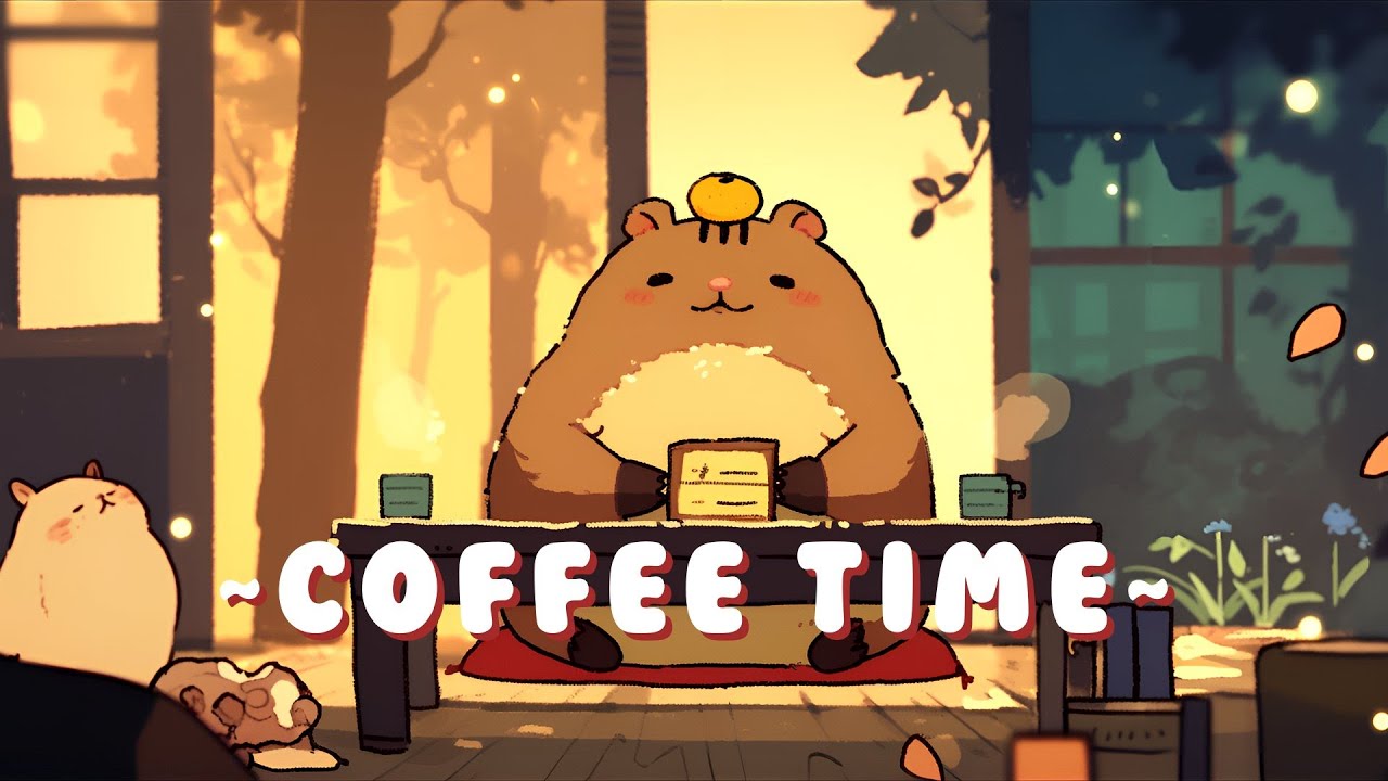 Capybara Beat Station - Relaxing Music for Work/Study ~ Dreamy Vibes ~ 🦫 🌙 📖 | Sleep Aid