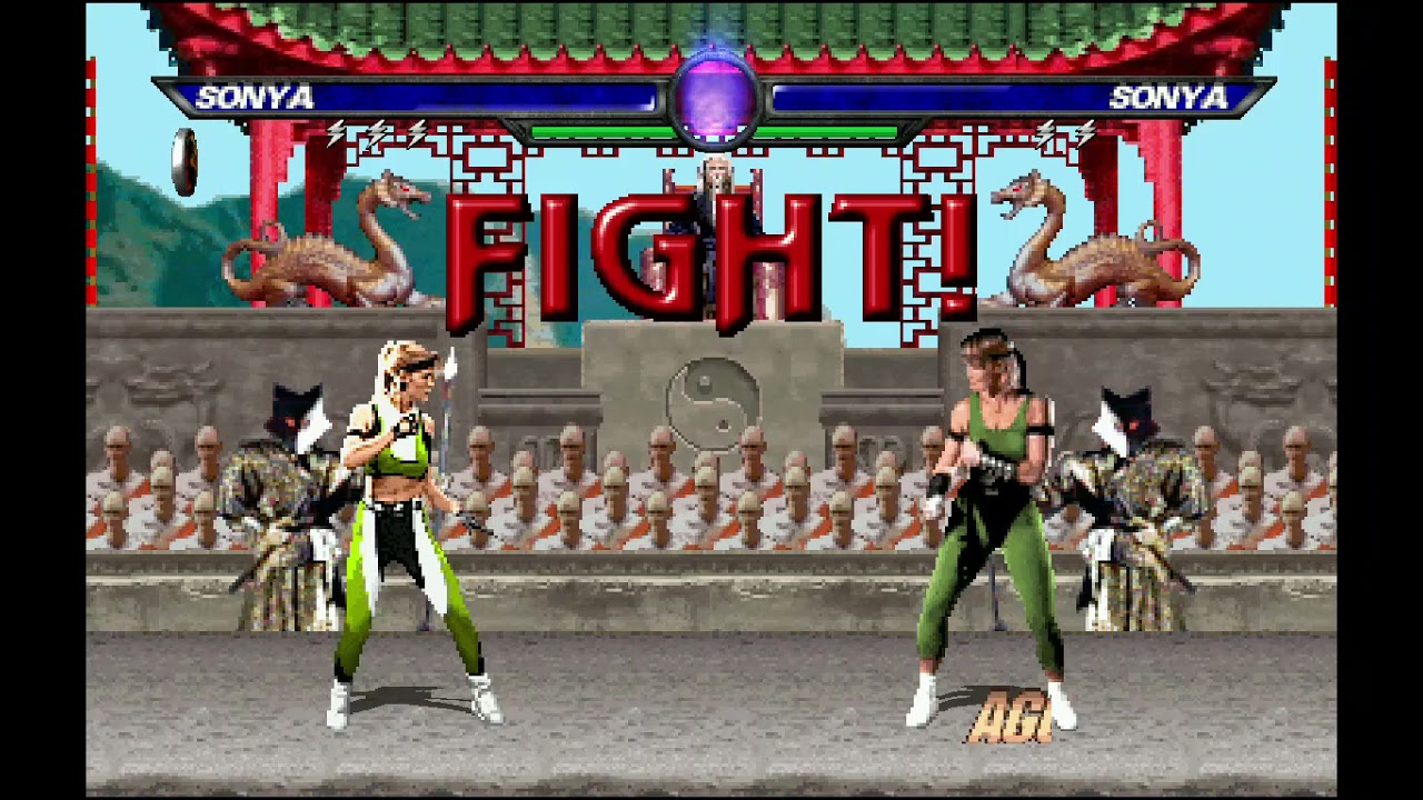 Mortal Kombat  MK3 Sonya Blade (Kerri Hoskins) vs MK1 Sonya Blade (Elizabeth Malecki)