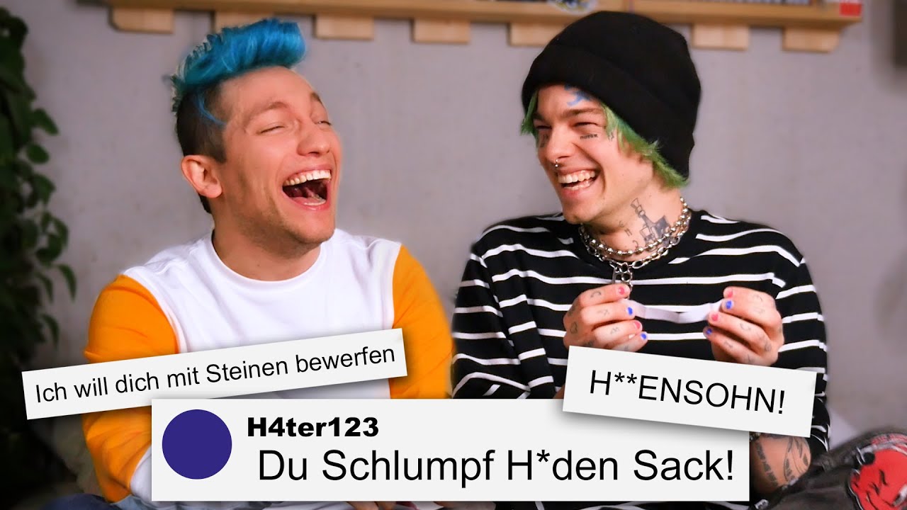 Lustige H4TE Kommentare an Taddl und mich vorlesen