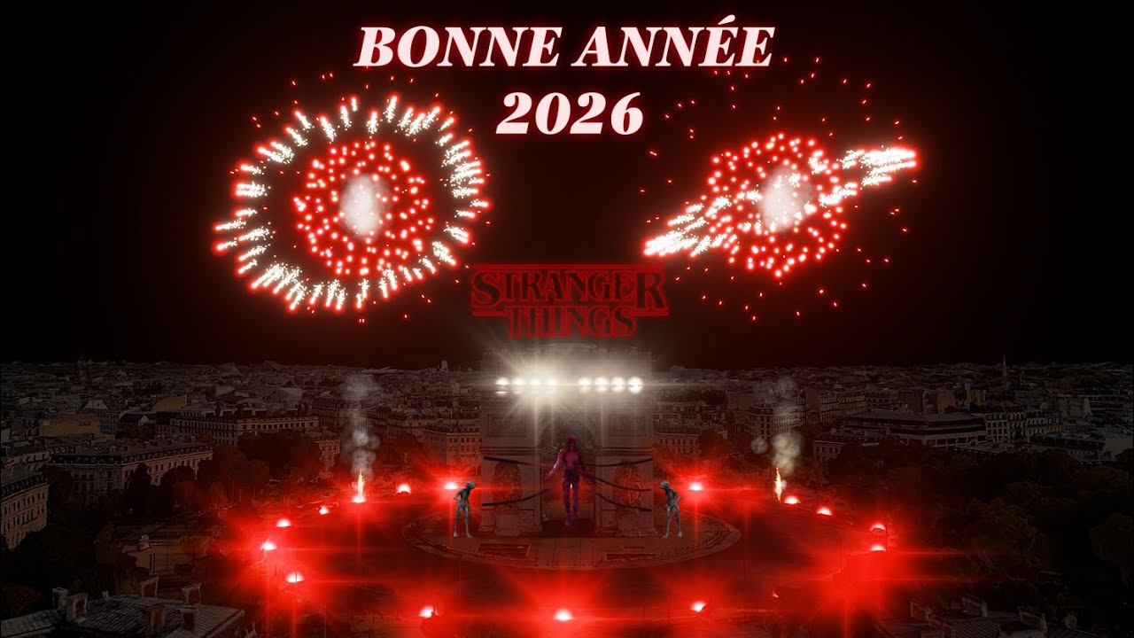 BONNE ANNÉE 2026 Feu d'artifice 🥳