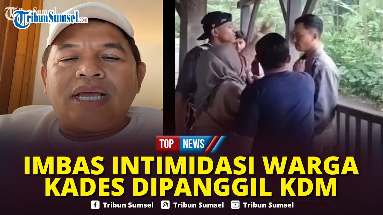 🔴KDM Bela Holis, Panggil Kades dan Audit Dana Desa Buntut Intimidasi Pedagang Telur soal Jalan Rusak