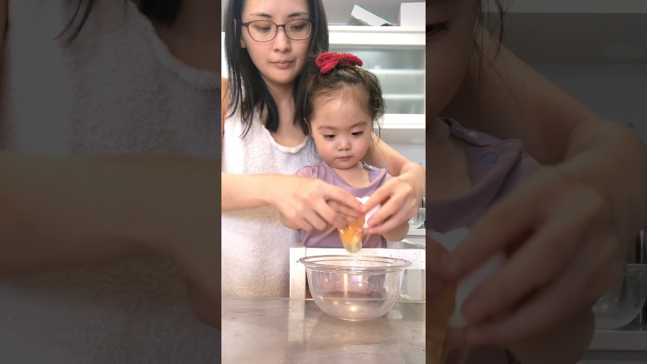 Cooking together is teaching your child how to live independently.