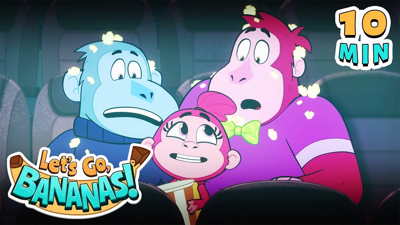 Movie Fun | Cartoons for Kids | Let's Go Bananas | Scholastic After School