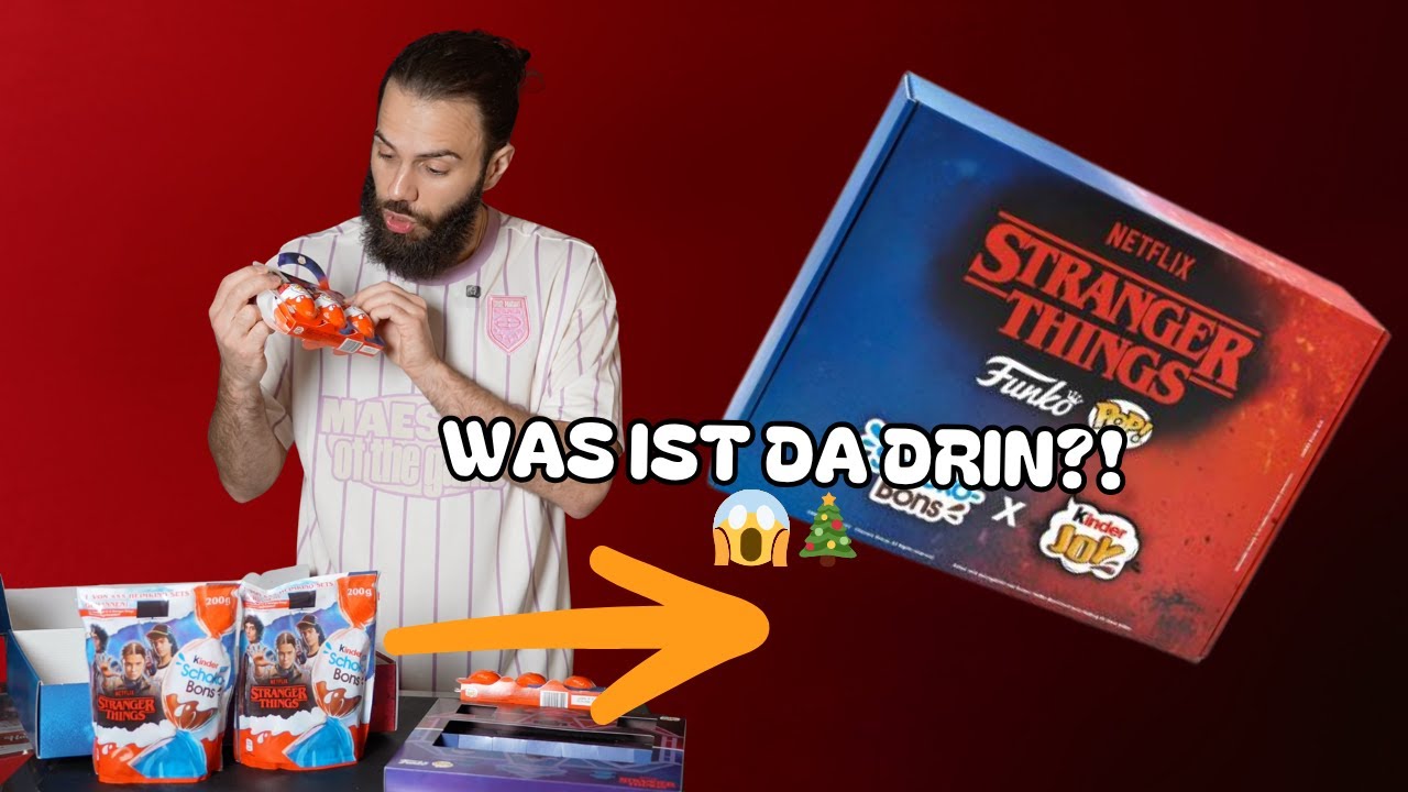 Limitierte Sammler‑Box:  Stranger Things Edition (2025) Unboxing! Kinder Joy x Kinder Bon