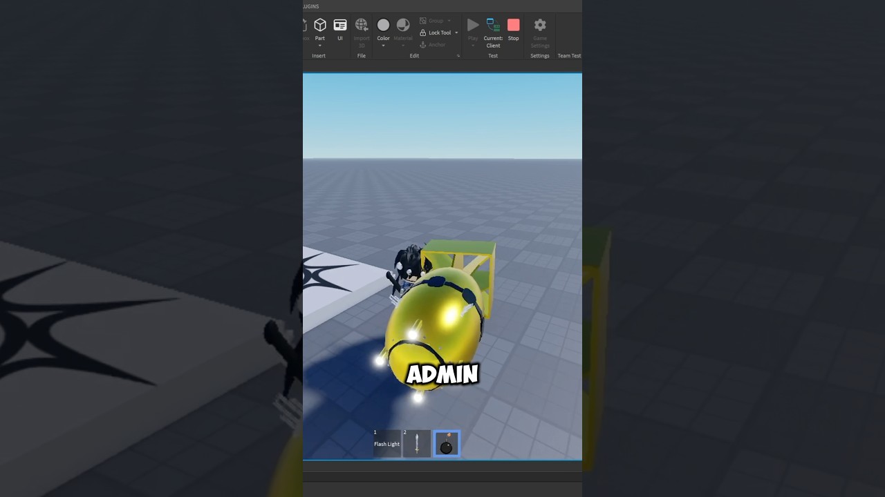 How to make admin only tools in roblox studio tutorial #robloxstudiotutorial #robloxstudiotutorials