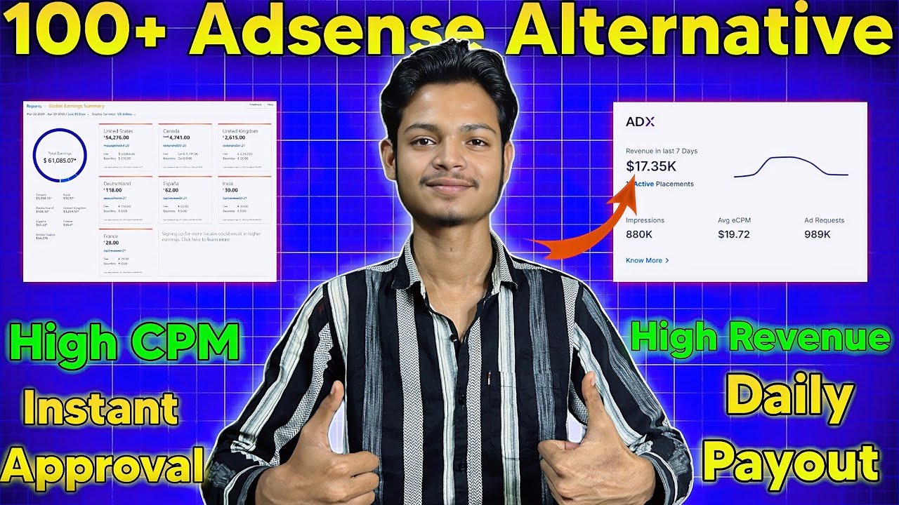 100+ AdSense Alternative Ad Networks For Bloggers | High CPM Ad Networks 🤑 | Best Ad Networks For...