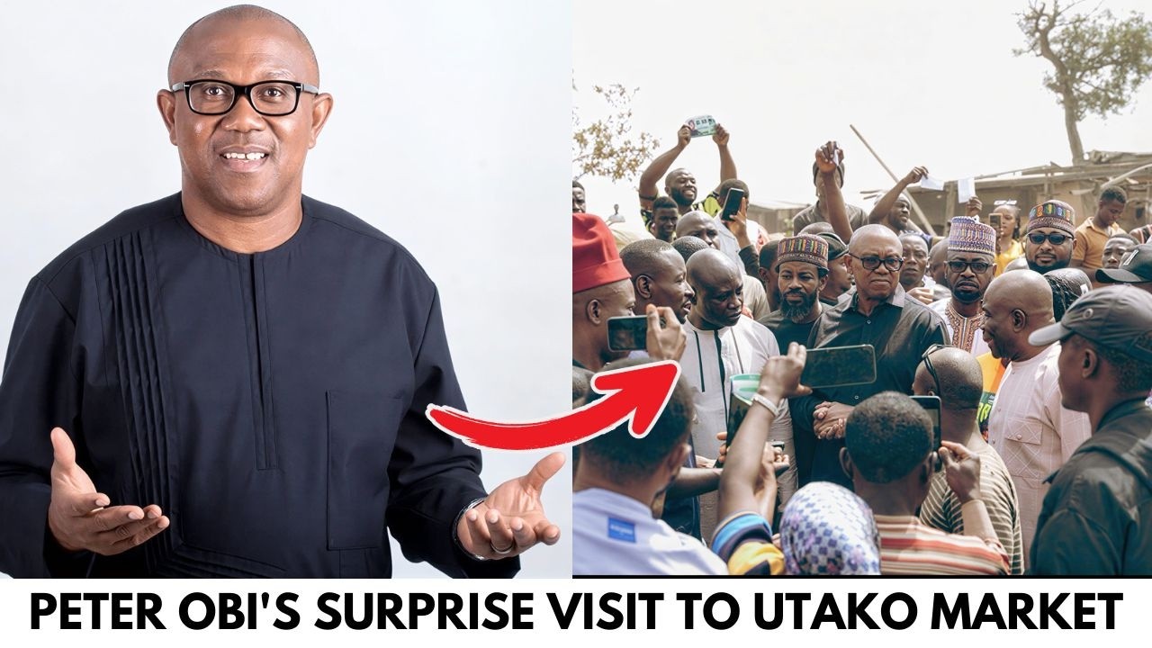 Peter Obi's Surprise Visit to Utako Market