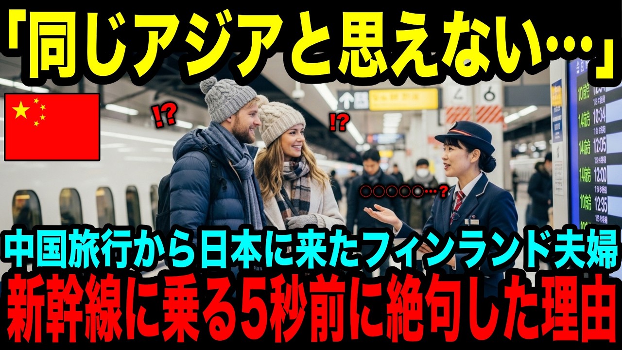 【海外の反応】「こんなにも差があるのか…!?」中国観光から初来日したフィンランド人の夫婦が日本の電車に乗って驚愕した理由とは？