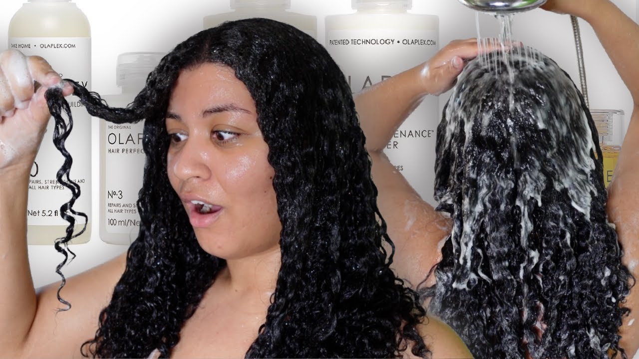 First time trying OLAPLEX on my natural hair and THIS happened! 😱 *WOW*