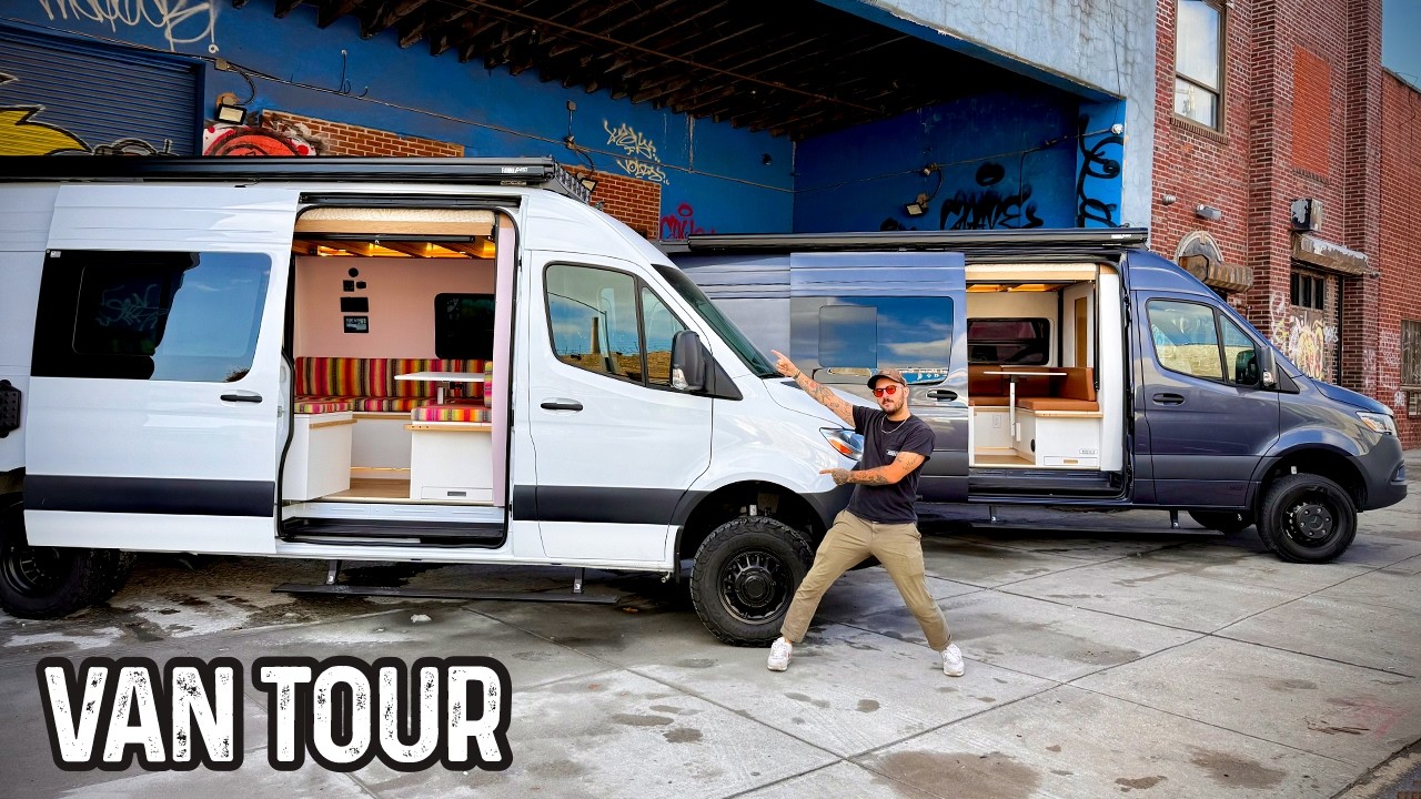 Я осмотрел два ОДИНАКОВЫХ фургона... Но один из них скрывает безумную тайну. (Brooklyn Campervans...