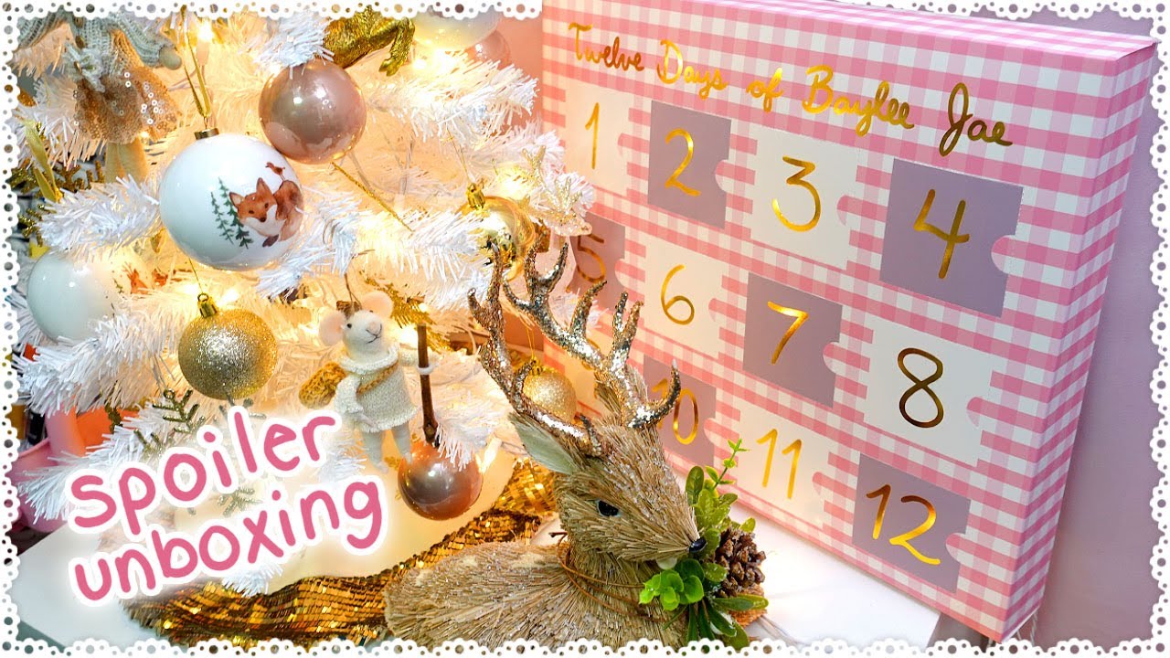 I Made an Advent Calendar!  *SPOILER UNBOXING*