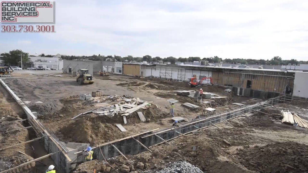 Audi Car Dealership Time lapse construction