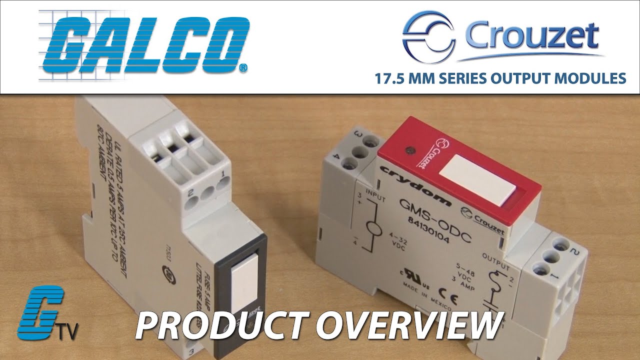 Crouzets 17.5 MM Series Output Modules