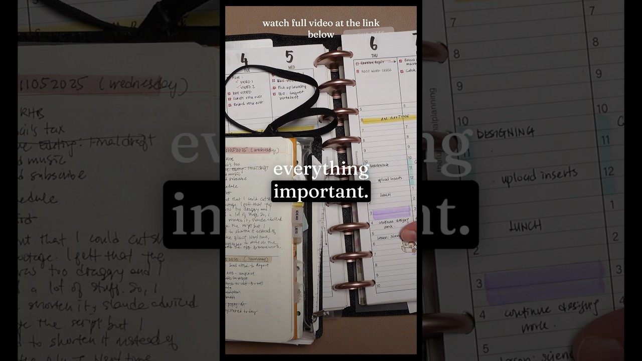 The 3 Planner System that Went Viral for a Reason | My functional planning system