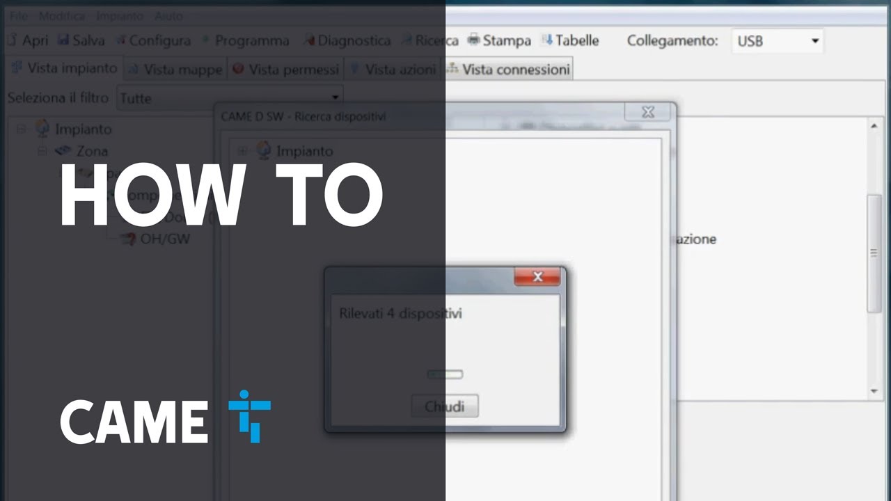 CAME DOMOTIC 3.0 Come programmare ETI/DOMO con OH/GW