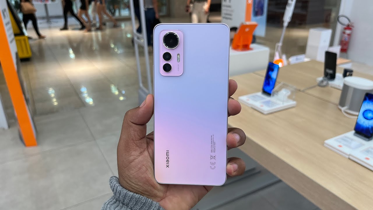 FUI NA LOJA OFICIAL MI STORE CONHECER O XIAOMI 12 LITE 5G | Celular com DOIS LEDS na frontal
