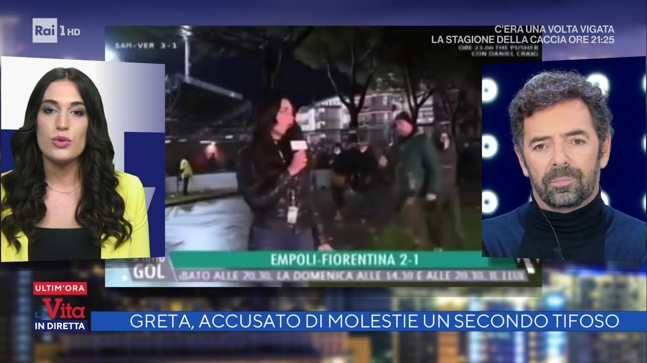 Greta, accusato di molestie un secondo tifoso - La vita in diretta 30/11/2021