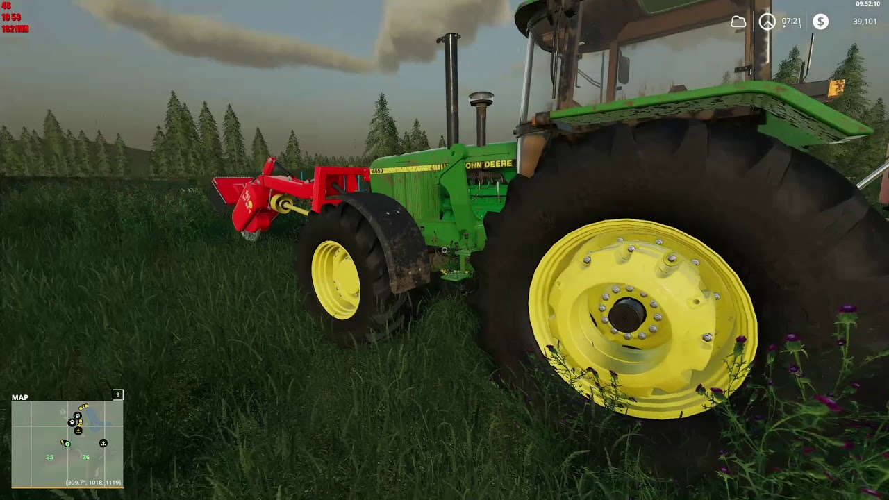 Farming Simulator 19 No Mans Land map pt.29  Log Trailer