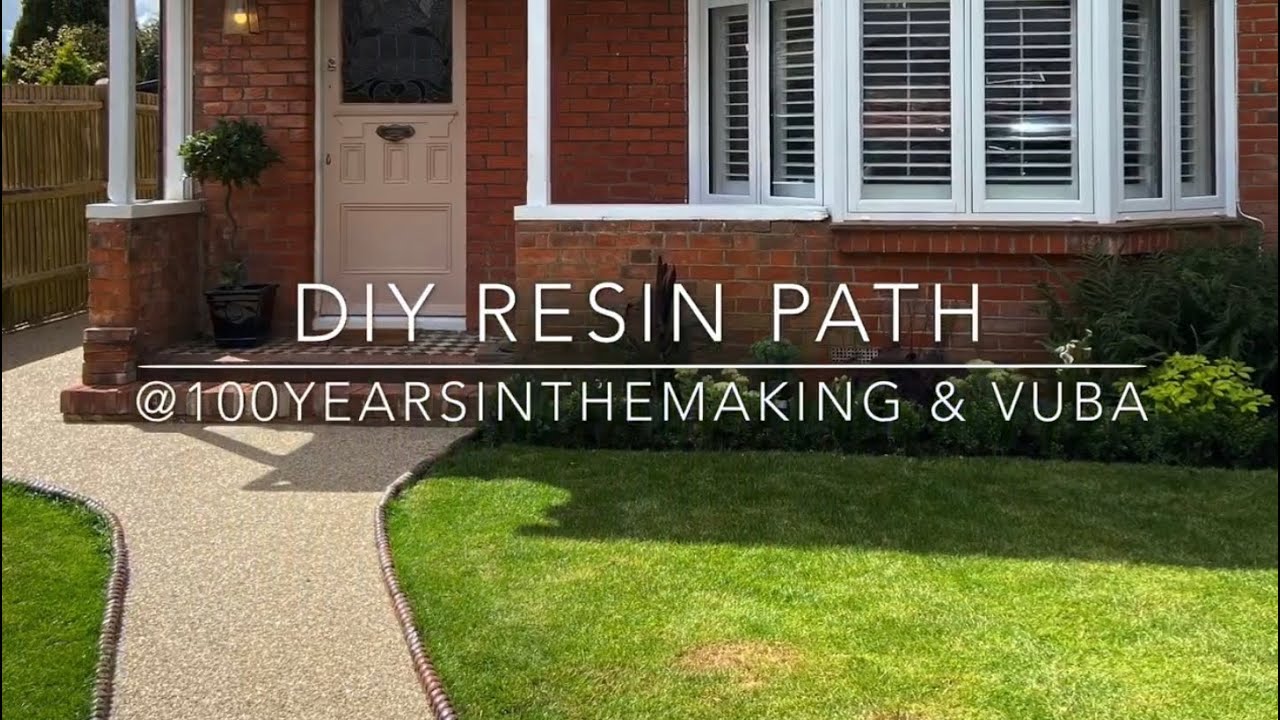 How to/DIY/Step by step resin bound path using Vuba resin kit