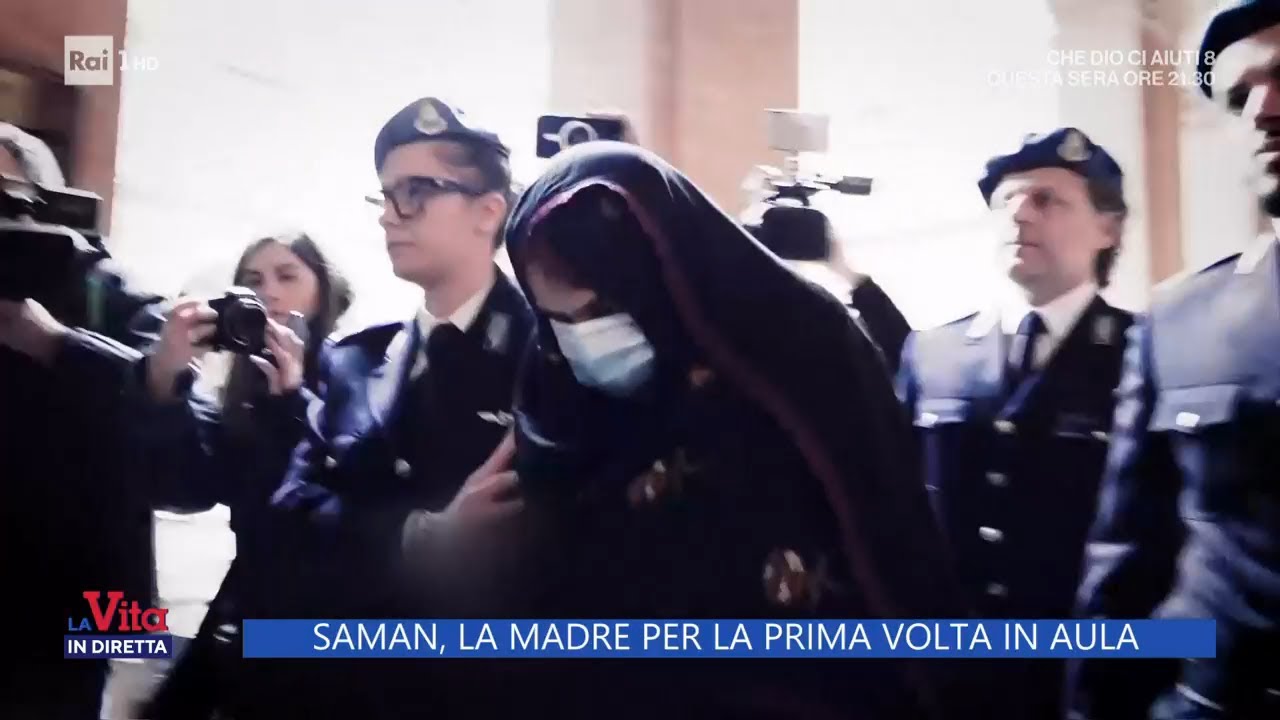 Saman, la madre per la prima volta in aula - La Vita in diretta 27/02/2025