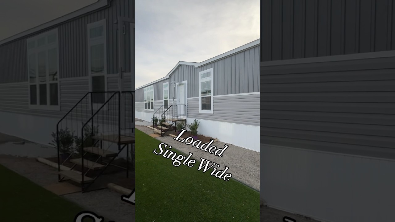 🔥NEW single wide mobile home! #shorts