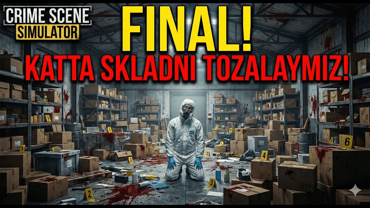 KATTA SKLAD TOZALAYMIZ FINAL 😱Crime Scene Cleaner