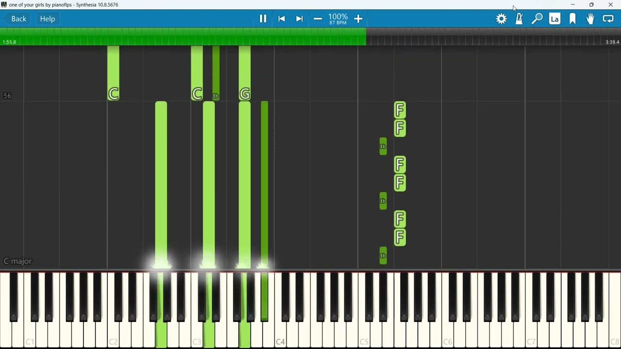 The Weeknd & Lily Rose Depp - One Of The Girls (Piano Tutorial Easy)