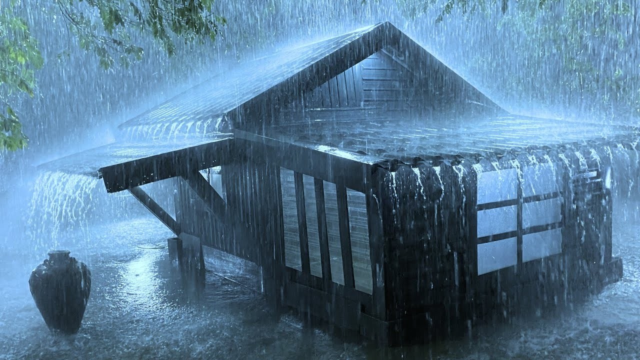 The Secret to Sleep Well with Torrential Rain & Thunder Growled on a Rickety Tin Roof in the Farm