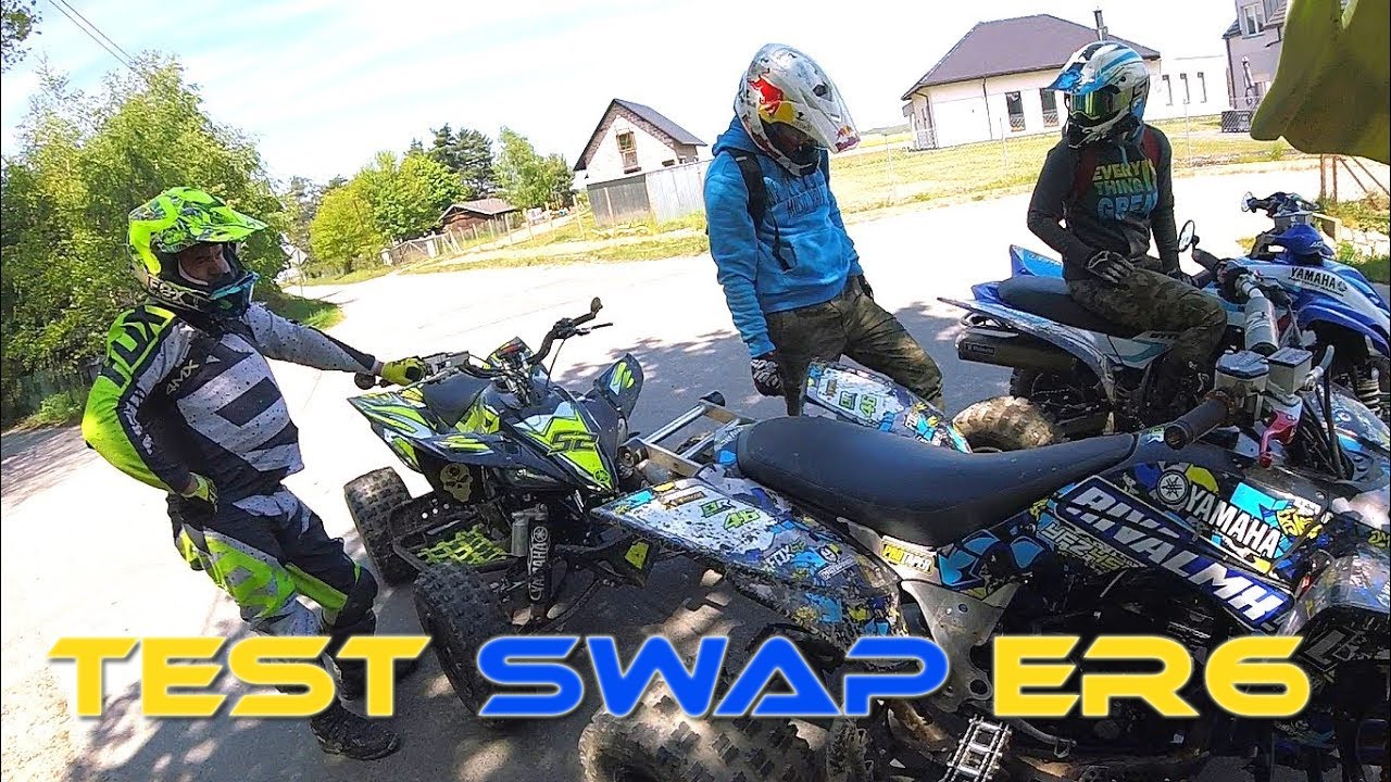 Test Yamaha YFZ ER6 SWAP 🤩/ Made by Mechanic ATV / Ori ATV Riders / Crazy_She_ATV